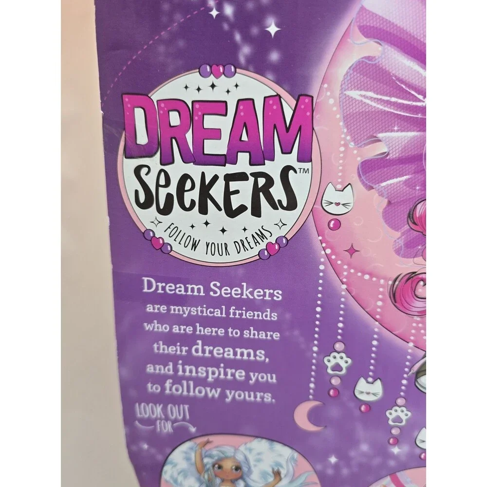 Moose Toys Dream Seekers Bella 14” Fairy Doll Pink Hair Wings New in Box